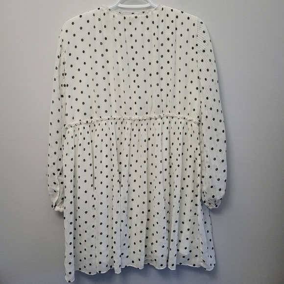 Zara Black and White Polka Dot Dress - Picture 8 of 10